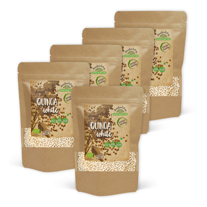 Quinoa Vit EKO 1kg x 5 paket i gruppen Råvaror & Dryck / Hälsokost / Frön hos Rawfoodshop Scandinavia AB (101791-SET5)