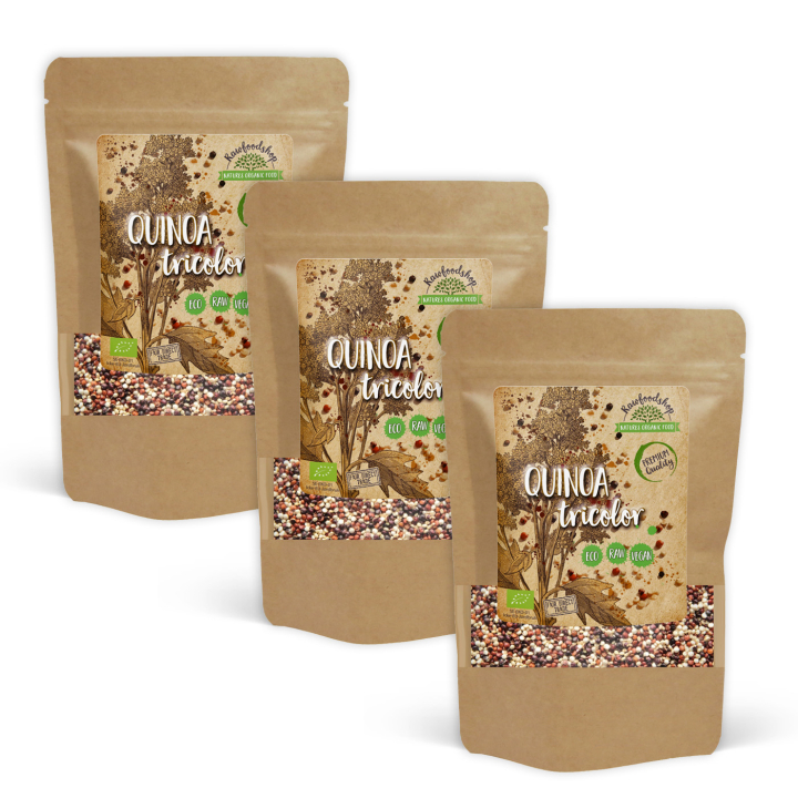 Quinoa Tre färger EKO 1kg x 3 paket i gruppen Råvaror & Dryck / Hälsokost / Frön hos Rawfoodshop Scandinavia AB (101872-SET3)