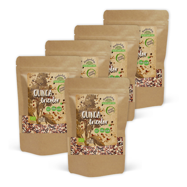 Quinoa Tre färger EKO 1kg x 5 paket i gruppen Råvaror & Dryck / Hälsokost / Frön hos Rawfoodshop Scandinavia AB (101872-SET5)