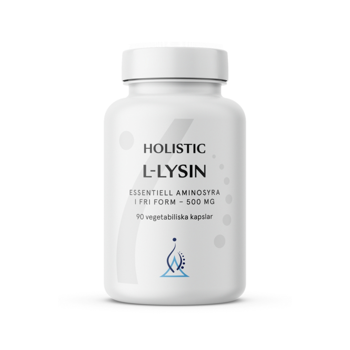 Holistic L-Lysin 500mg 90kaps i gruppen Kosttillskott / Proteiner & Aminosyror / Aminosyror hos Rawfoodshop Scandinavia AB (10681)