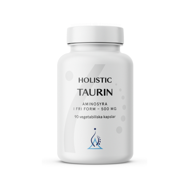 Holistic Taurin 500mg 90kaps i gruppen Kosttillskott / Proteiner & Aminosyror / Aminosyror hos Rawfoodshop Scandinavia AB (10682)