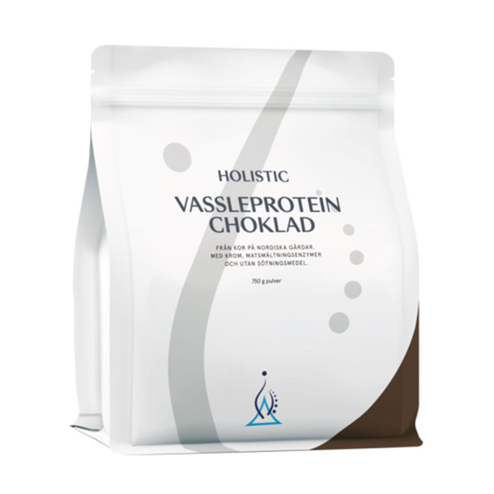 Holistic Vassleprotein Choklad 750g i gruppen Hälsa / Kosttillskott hos Rawfoodshop Scandinavia AB (10740)