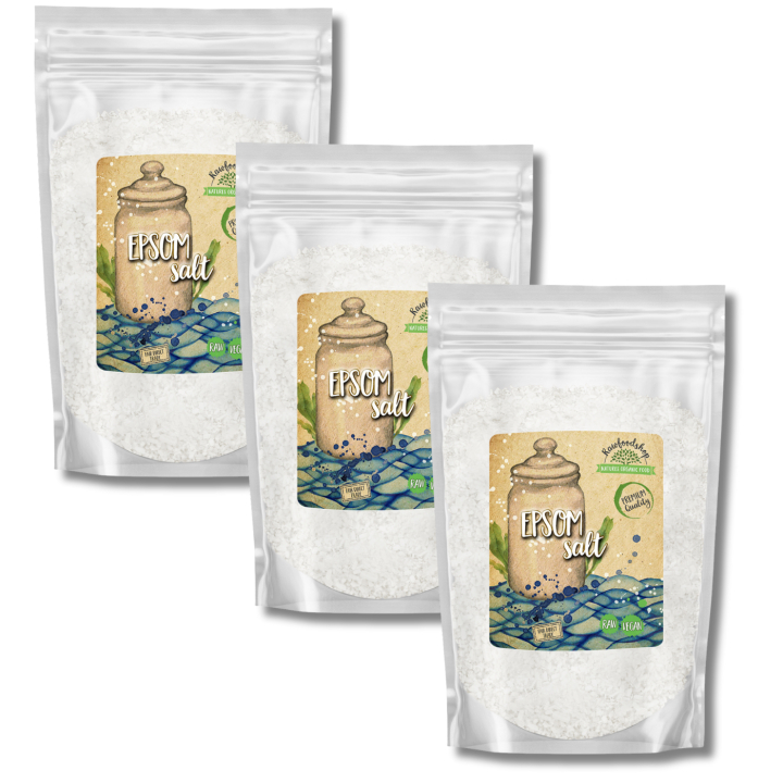 Epsom Salt 1kg x 3 paket i gruppen Hälsa / Användningsområde / Detox & Rensning hos Rawfoodshop Scandinavia AB (114443-SET3)