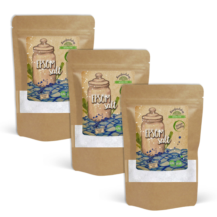 Epsom Salt 1kg x 3 paket i gruppen Hem & Själ / Rent hem / DIY Städprodukter hos Rawfoodshop Scandinavia AB (114443-SET3)