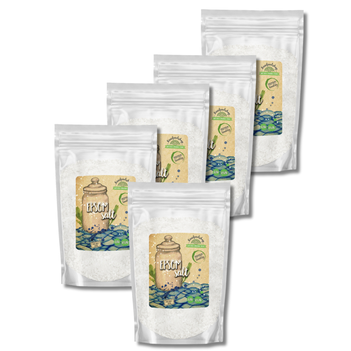 Epsom Salt 1kg x 5 paket i gruppen Hälsa / Användningsområde / Detox & Rensning hos Rawfoodshop Scandinavia AB (114443-SET5)