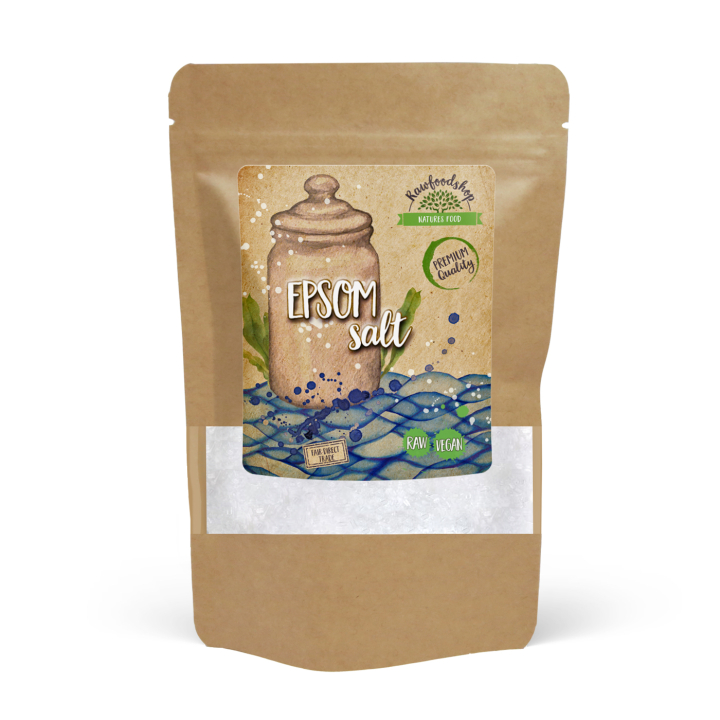 Epsom Salt 1kg i gruppen Hud & Kropp / Naturlig DIY / Naturliga tillsatser hos Rawfoodshop Scandinavia AB (114443)