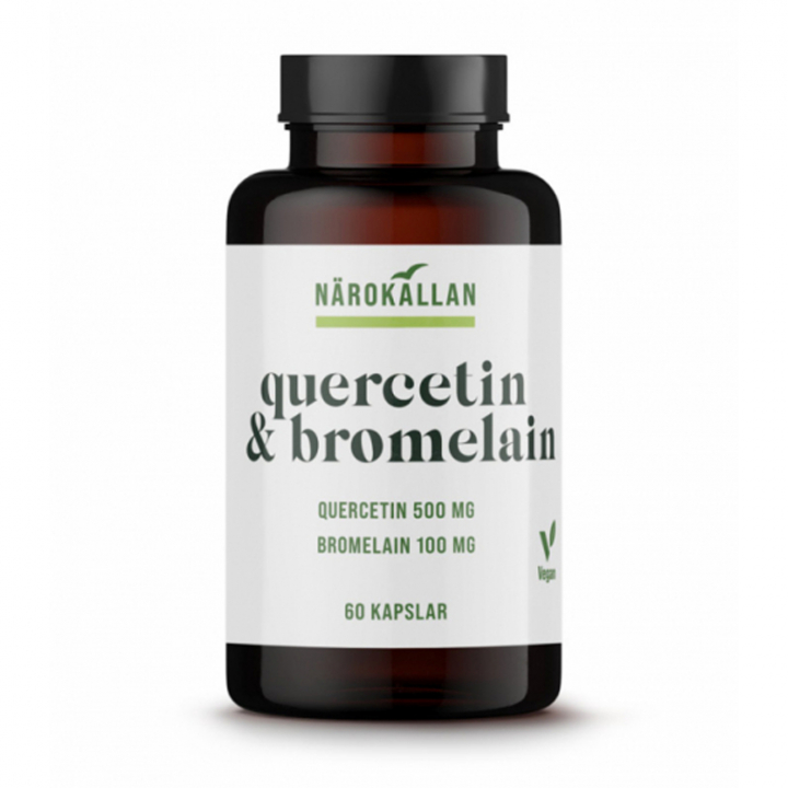 Quercetin & Bromelain 60 kaps i gruppen Hälsa / Användningsområde / Antioxidanter hos Rawfoodshop Scandinavia AB (1822)