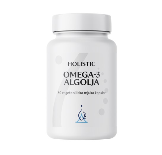 Holistic Omega-3 Algolja 60 kaps i gruppen Hälsa / Kosttillskott / Omega 3 & Fettsyror hos Rawfoodshop Scandinavia AB (20810)