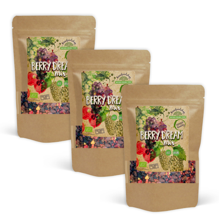 Berry Dream Mix EKO 1kg x 3 paket i gruppen Råvaror & Dryck / Frukt & Bär / Övriga frukt & bär hos Rawfoodshop Scandinavia AB (214131-SET3)