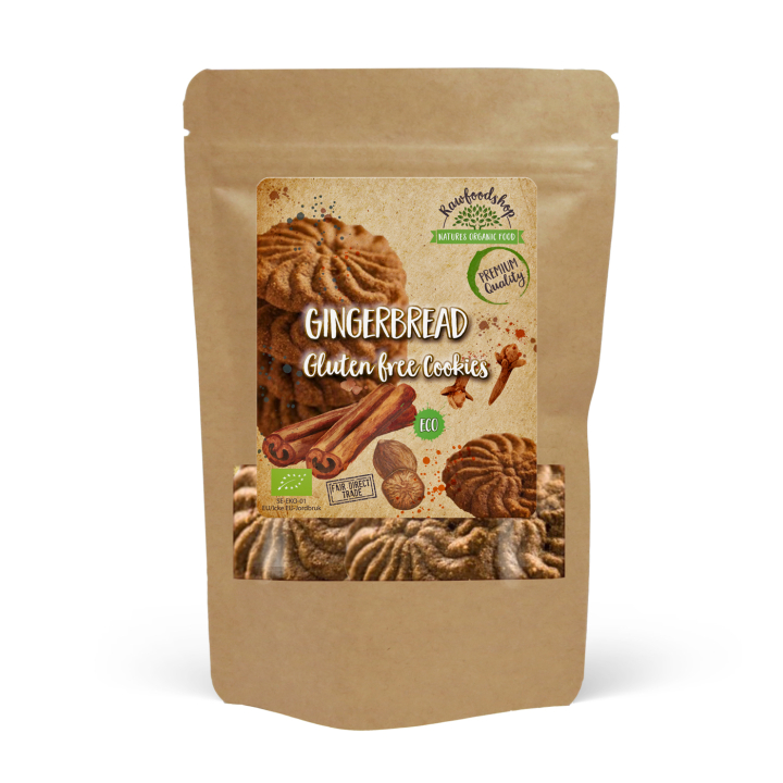 Pepparkakor Glutenfria EKO 500g i gruppen Råvaror & Dryck / Godis & Choklad / Snacks hos Rawfoodshop Scandinavia AB (216525)