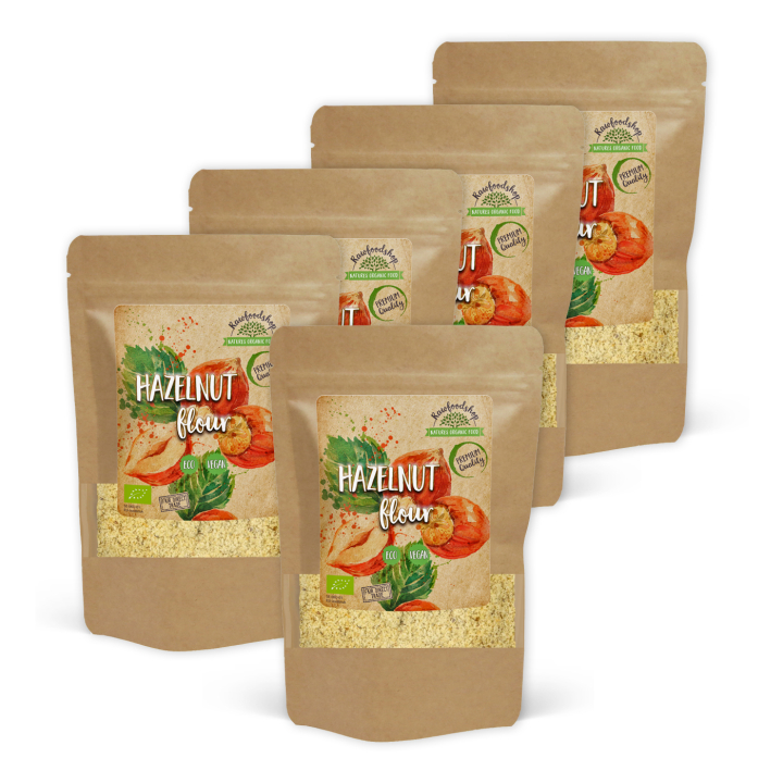 Hasselnötsmjöl Rostat EKO 1kg x 5 paket i gruppen Råvaror & Dryck / Nötter / Nötmjöl hos Rawfoodshop Scandinavia AB (2243510-SET5)