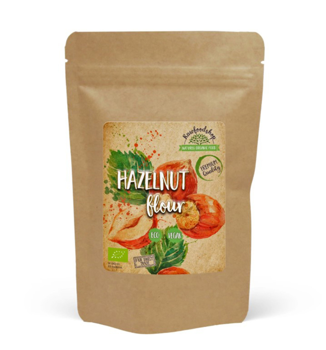 Hasselnötsmjöl Rostat EKO 1kg i gruppen Råvaror & Dryck / Nötter / Hasselnötter hos Rawfoodshop Scandinavia AB (2243510)