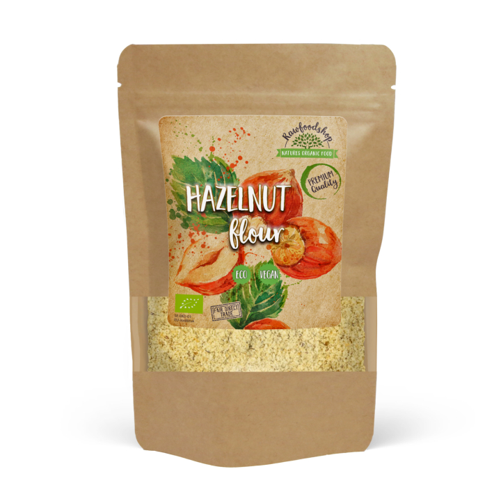 Hasselnötsmjöl Rostat EKO 1kg i gruppen Råvaror & Dryck / Nötter / Hasselnötter hos Rawfoodshop Scandinavia AB (2243510)