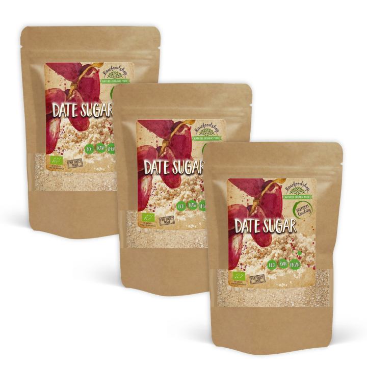 Dadelsocker EKO 1kg x 3 paket i gruppen Råvaror & Dryck / Frukt & Bär / Dadlar hos Rawfoodshop Scandinavia AB (250071-SET3)