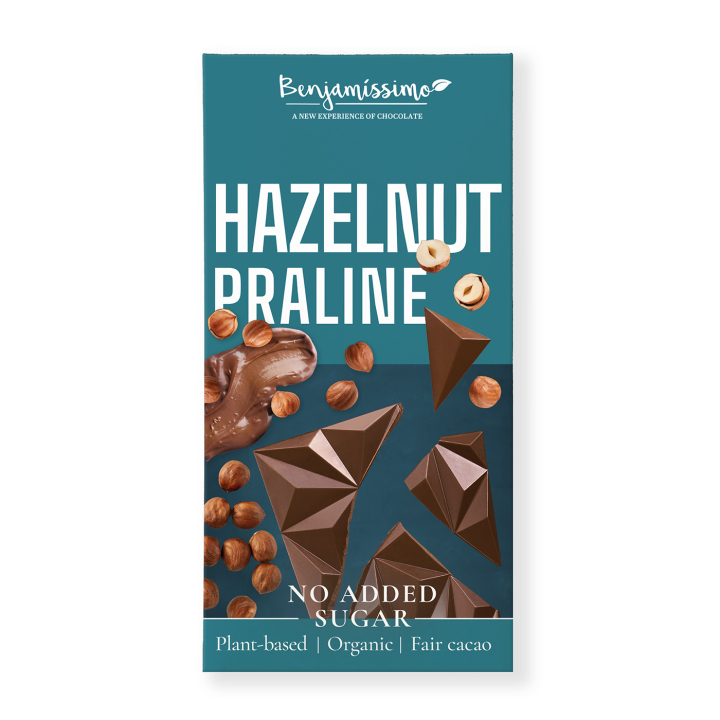 Benjamissimo Choklad Pralin Sockerfri 60g i gruppen Råvaror & Dryck / Godis & Choklad hos Rawfoodshop Scandinavia AB (3921)