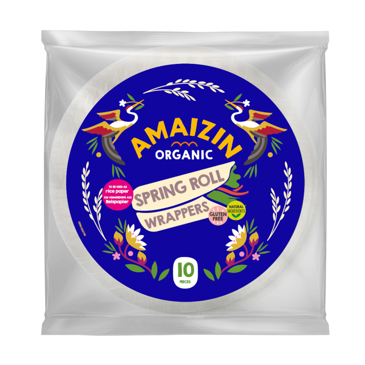 Amaizin Spring Roll Wrappers 100g i gruppen Råvaror & Dryck / Skafferiet / Ris & Korn hos Rawfoodshop Scandinavia AB (39802)