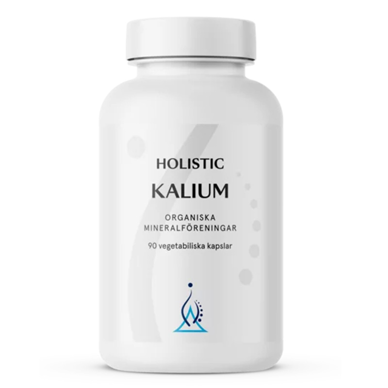 Holistic Kalium 250mg, 90kapslar i gruppen Hälsa / Kosttillskott / Mineraler hos Rawfoodshop Scandinavia AB (4040)