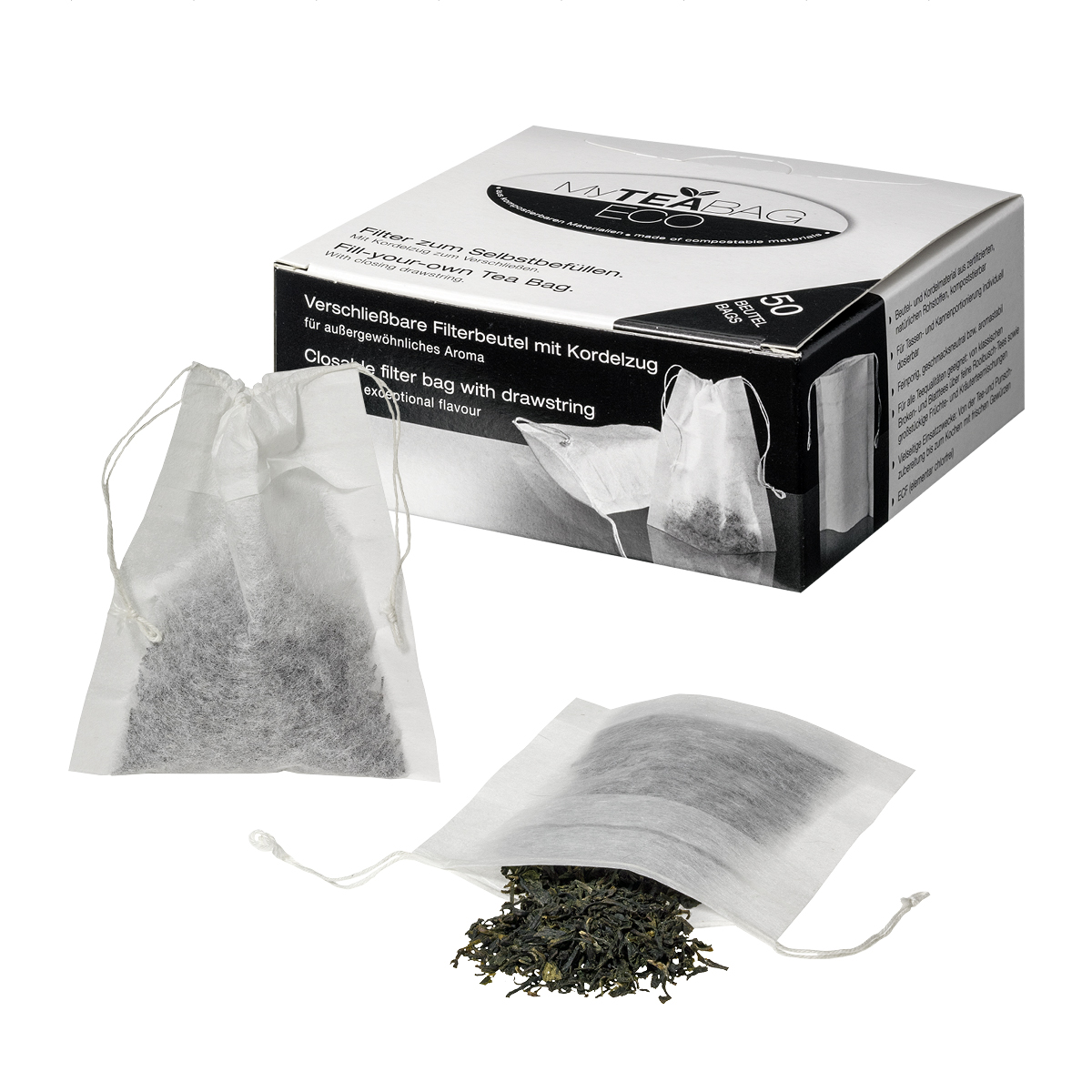 My Tea Bag Eco Filter for self-filling 50 st i gruppen Råvaror & Dryck / Drycker / Teer hos Rawfoodshop Scandinavia AB (41149)