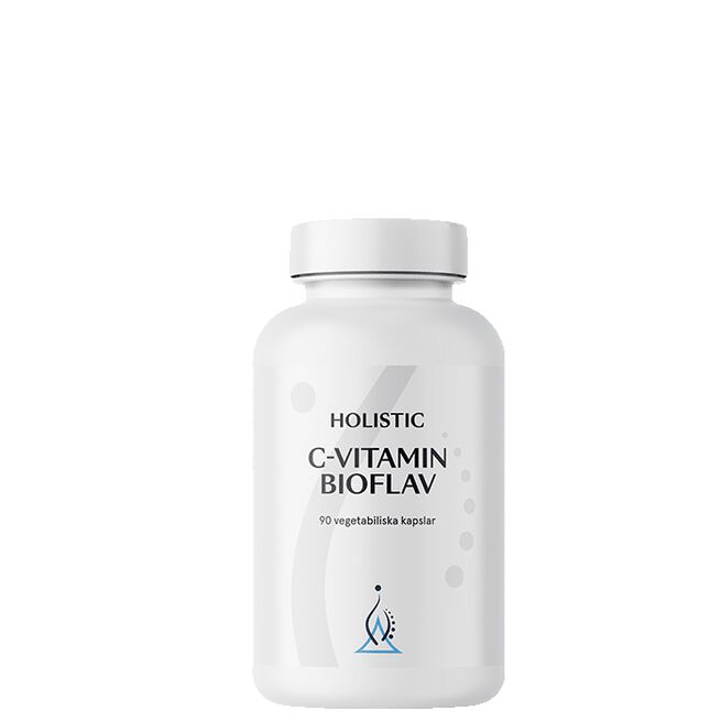 Holistic C-Vitamin Biioflav 90 Kapslar i gruppen Hälsa / Kosttillskott / Vitaminer / Enkla vitaminer hos Rawfoodshop Scandinavia AB (4116)
