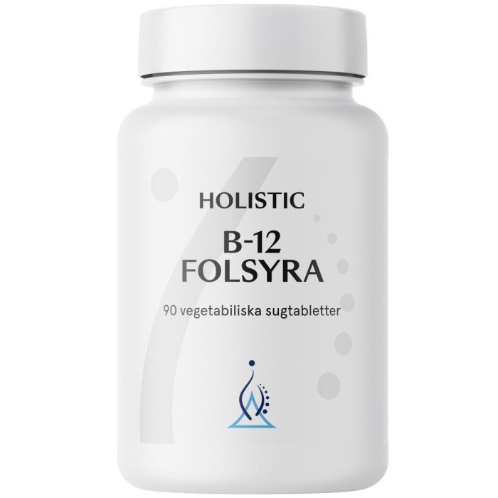 Holistic B-12 90st i gruppen Hälsa / Kosttillskott / Vitaminer hos Rawfoodshop Scandinavia AB (41250)
