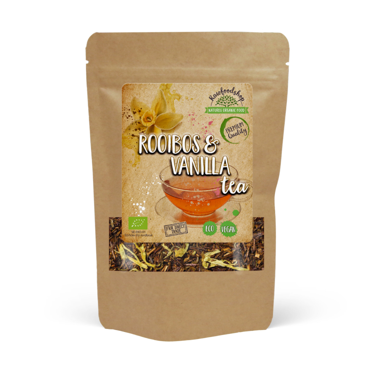 Rooibos & Vanilj Te EKO 50g i gruppen Råvaror & Dryck / Drycker / Teer hos Rawfoodshop Scandinavia AB (43345)