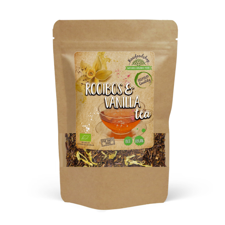 Rooibos & Vanilj Te EKO 50g i gruppen Råvaror & Dryck / Drycker / Teer hos Rawfoodshop Scandinavia AB (43345)