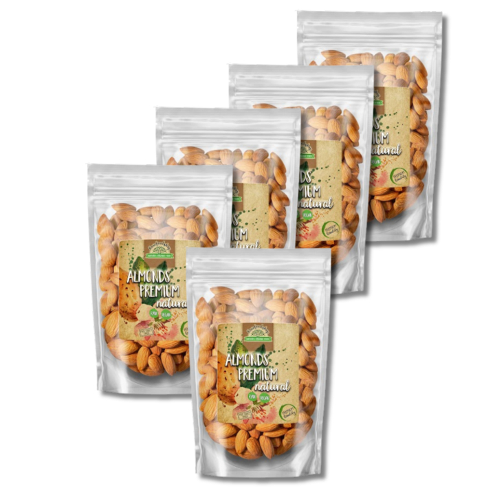 Mandel Premium RAW 1kg x 5 paket i gruppen Råvaror & Dryck / Nötter / Mandel hos Rawfoodshop Scandinavia AB (4404201-1-SET5)