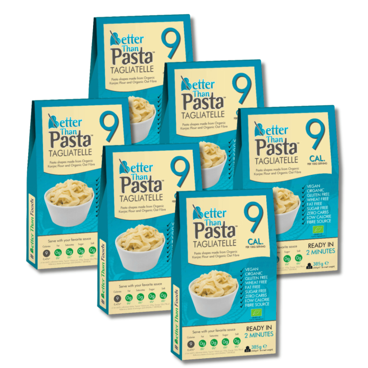 Better Than Tagliatelle EKO 385g x 6 paket i gruppen Råvaror & Dryck / Skafferiet / Pasta & Nudlar hos Rawfoodshop Scandinavia AB (479-SET6)