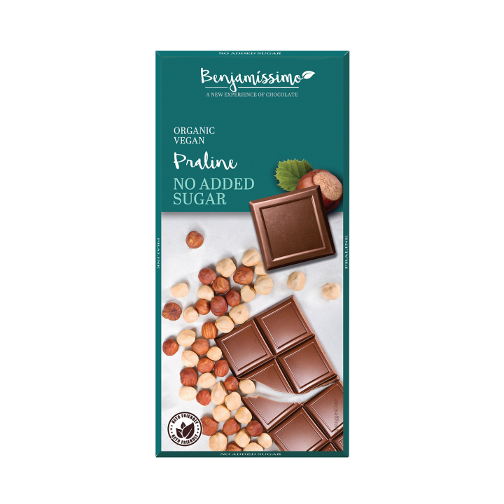 Benjamissimo Choklad Pralin Sockerfri 70g i gruppen Råvaror & Dryck / Godis & Choklad hos Rawfoodshop Scandinavia AB (4929)