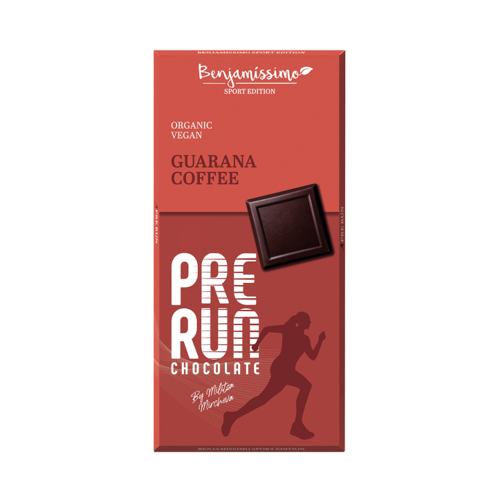 Benjamissimo Choklad Guarana & Kaffe Pre Run Sport Edition 60g i gruppen Råvaror & Dryck / Godis & Choklad hos Rawfoodshop Scandinavia AB (4961)