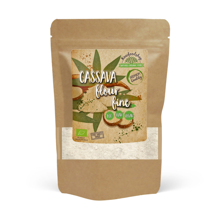 Cassava Mjöl Finmalt EKO 1kg i gruppen Råvaror & Dryck / Bakning / Mjöler hos Rawfoodshop Scandinavia AB (501951)