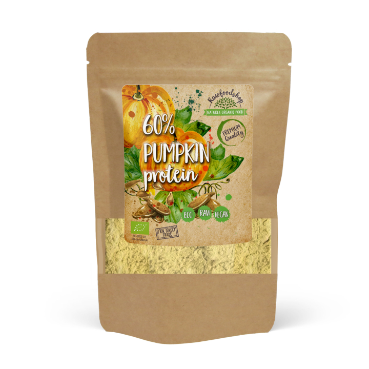 Pumpaprotein 60% EKO 500g i gruppen Råvaror & Dryck / Hälsokost / Proteinpulver hos Rawfoodshop Scandinavia AB (5074-1)