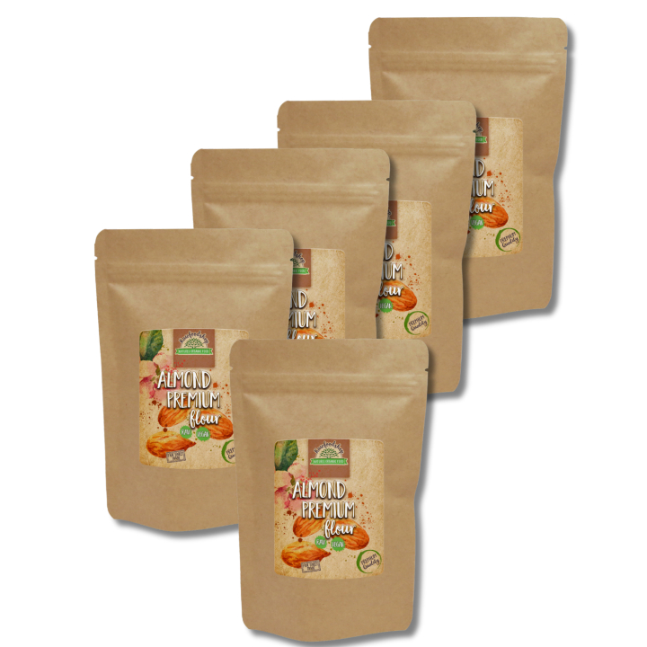 Mandelmjöl Premium RAW 1 kg x 5 paket i gruppen Råvaror & Dryck / Nötter / Nötmjöl hos Rawfoodshop Scandinavia AB (53022010-1-SET5)