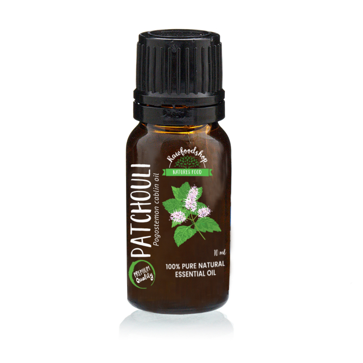 Patchouli Eterisk Olja 10ml i gruppen Hud & Kropp / Naturlig DIY / Eteriska oljor hos Rawfoodshop Scandinavia AB (9614)