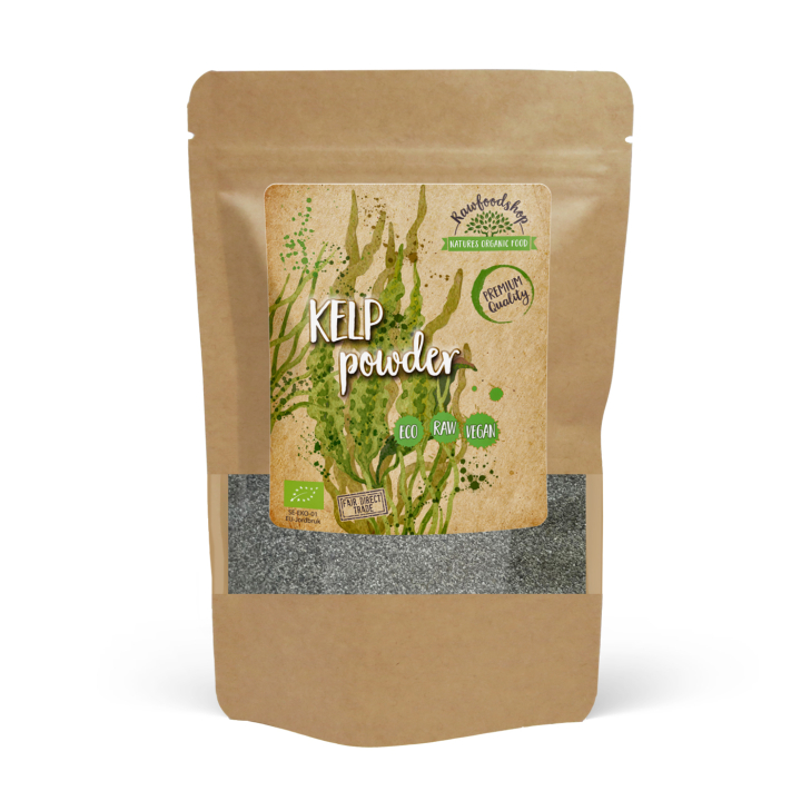 Kelp Pulver EKO 125g i gruppen Råvaror & Dryck / Hälsokost / Alger & Sjögräs hos Rawfoodshop Scandinavia AB (A1003)