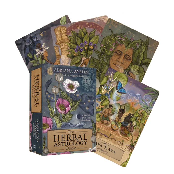 Anima Mundi Herbal Astrology Oracle - Card Deck and Guidebook i gruppen Hem & Själ / Ritual & Ceremoni / Böcker hos Rawfoodshop Scandinavia AB (AM092)