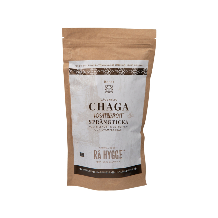 Chaga Bryggkaffe Boost EKO 227g i gruppen Kosttillskott / Örter & Växter / Svampar hos Rawfoodshop Scandinavia AB (B4219)