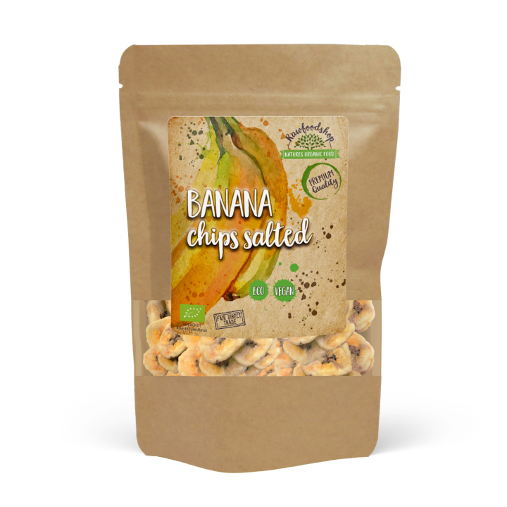 Bananchips Salta EKO 100g i gruppen Råvaror & Dryck / Frukt & Bär / Banan hos Rawfoodshop Scandinavia AB (BANSAL)