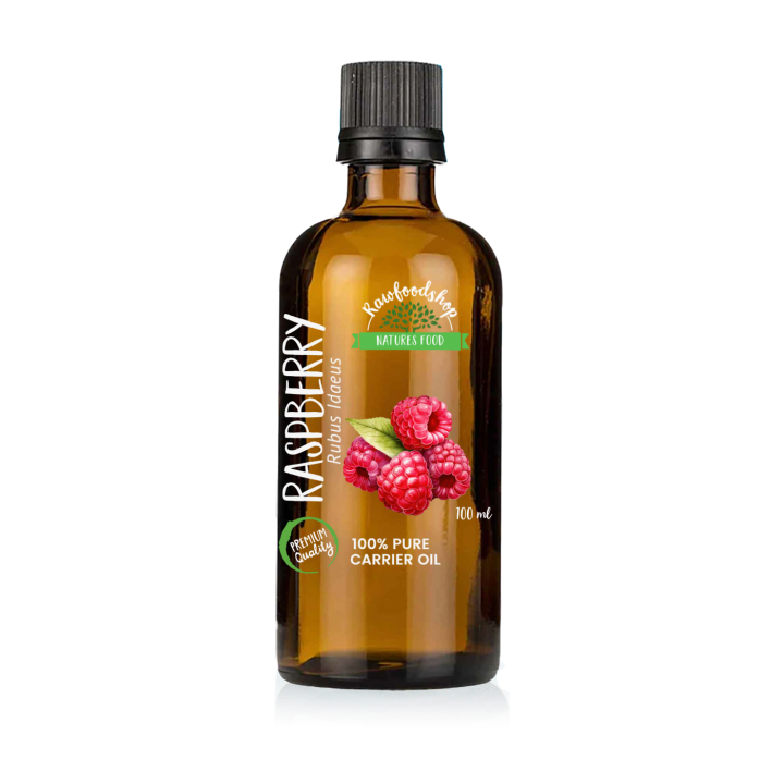 Hallonfröolja 100ml i gruppen Hud & Kropp / Naturlig DIY / Vegetabiliska Oljor hos Rawfoodshop Scandinavia AB (BOUL321)