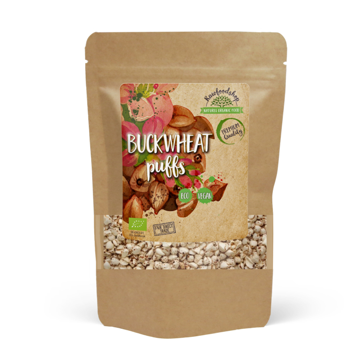 Bovetepuffar EKO 60g i gruppen OUTLET 20-80% / Bakning 20-50% / Bakning 30% hos Rawfoodshop Scandinavia AB (BVP60)