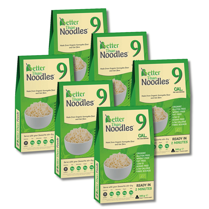 Better Than Noodles EKO 385g x 6 paket i gruppen Råvaror & Dryck / Skafferiet / Pasta & Nudlar hos Rawfoodshop Scandinavia AB (CNUD001-SET6)