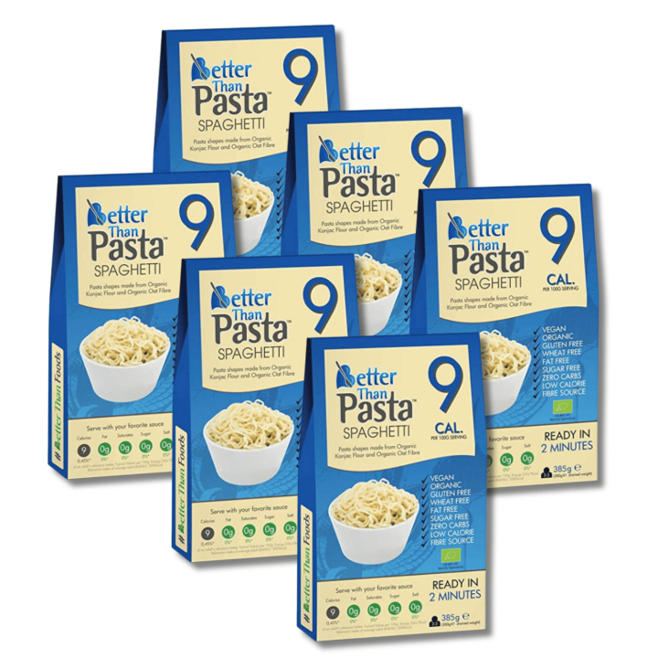 Better Than Spaghetti EKO 385g x 6 paket i gruppen Råvaror & Dryck / Skafferiet / Pasta & Nudlar hos Rawfoodshop Scandinavia AB (CNUD002-SET6)