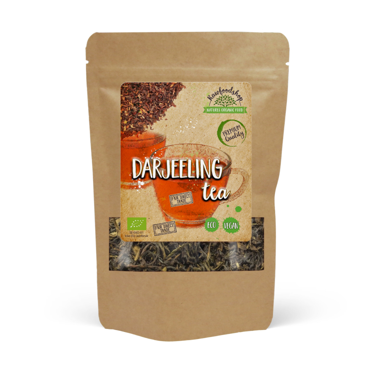 Darjeeling Te EKO 100g i gruppen Råvaror & Dryck / Drycker / Teer hos Rawfoodshop Scandinavia AB (DST10)