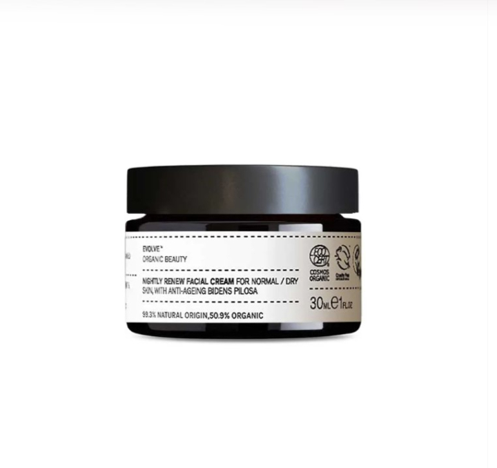 Nightly Renew Facial Cream EKO - Travel Size 30ml i gruppen Kroppsvård / Färdiga produkter / Ansiktsvård hos Rawfoodshop Scandinavia AB (EB302T)