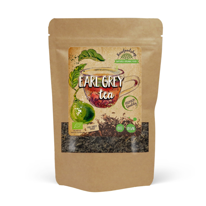 Earl Grey Te EKO 100g i gruppen Råvaror & Dryck / Drycker / Teer hos Rawfoodshop Scandinavia AB (EGT10)