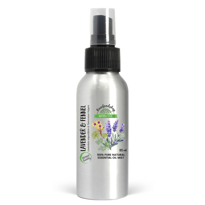 Lavendel & Fänkål Rumsspray 100ml i gruppen Hem & Själ / Rent hem / Rumsspray hos Rawfoodshop Scandinavia AB (EOMUL-05)