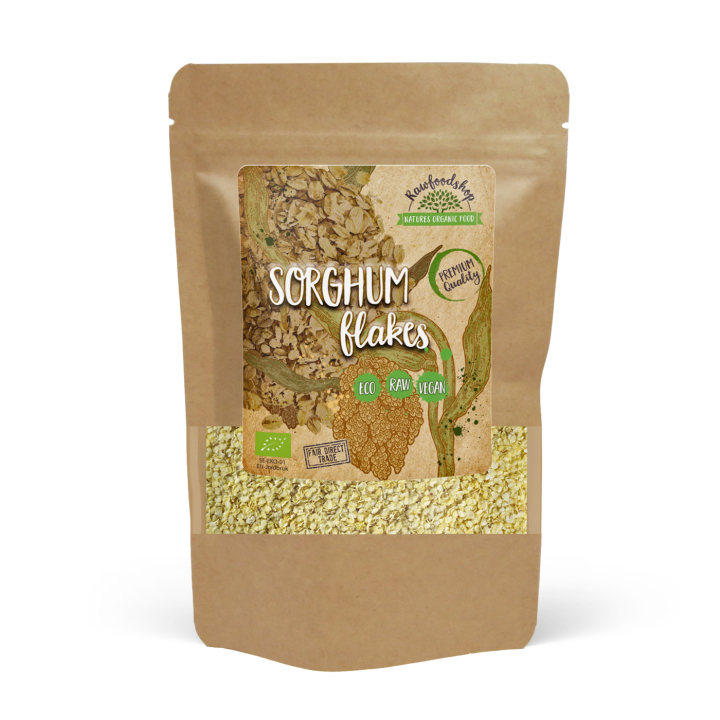 Durra Flakes EKO 500g i gruppen Råvaror & Dryck / Bakning / Gryn, flingor & puffar hos Rawfoodshop Scandinavia AB (FLAKE01)