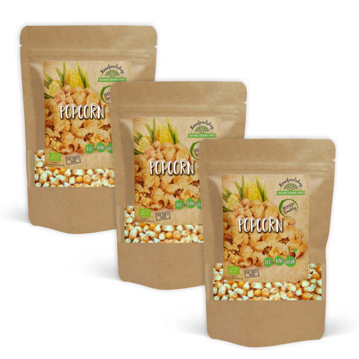 Popcorn EKO 1kg x 3 paket i gruppen Råvaror & Dryck / Skafferiet / Ris & Korn hos Rawfoodshop Scandinavia AB (FRO141-SET3)