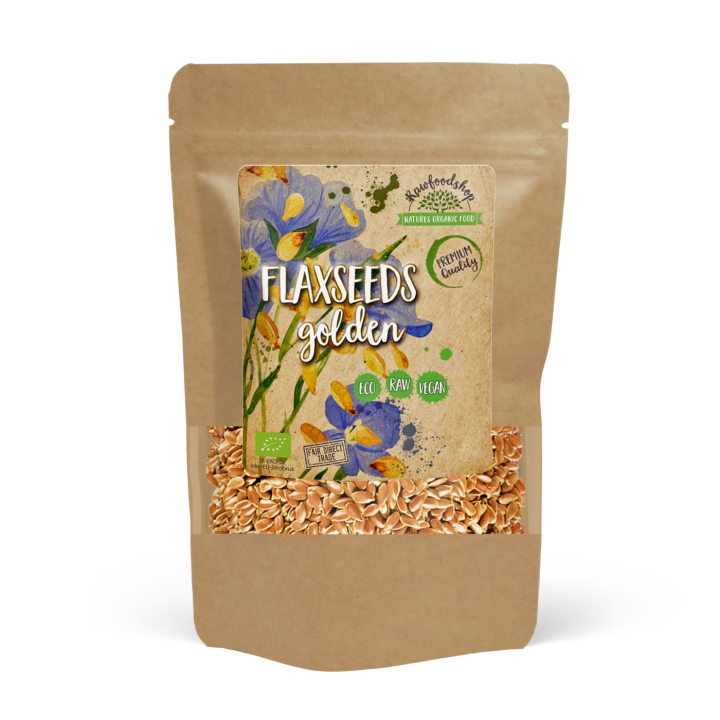 Linfrön Gula EKO 1kg i gruppen Råvaror & Dryck / Hälsokost / Frön hos Rawfoodshop Scandinavia AB (FRO500161E1)