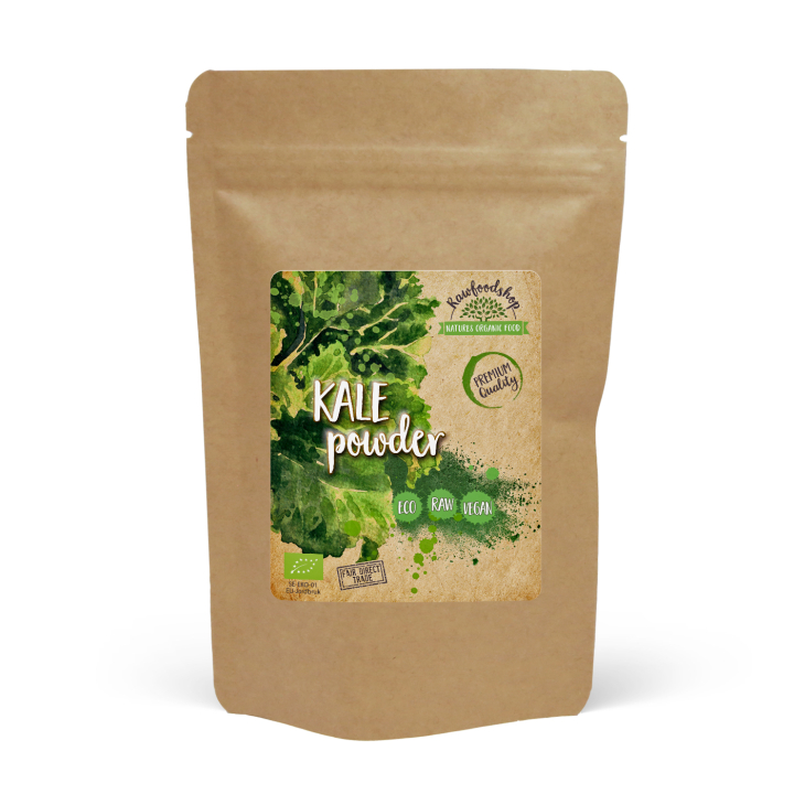 Grönkål Pulver EKO 125g i gruppen Hälsa / Örter, Alger & Svampar / Greenfood hos Rawfoodshop Scandinavia AB (GKP150)